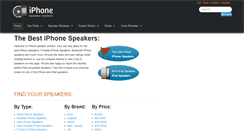 Desktop Screenshot of iphonespeakerreviews.com